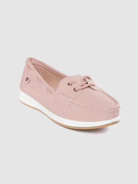 

Allen Solly Women Pink Solid Boat Shoes