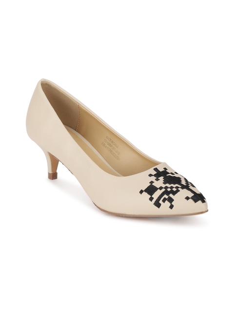 

Allen Solly Women Beige Solid Pumps
