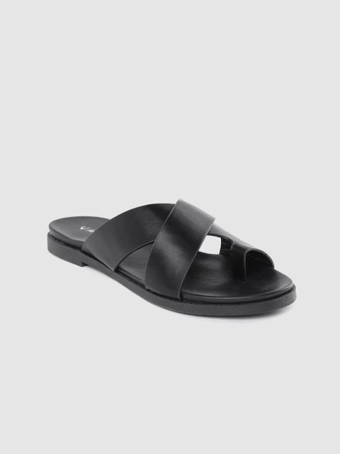 

Allen Solly Women Black Solid One Toe Flats