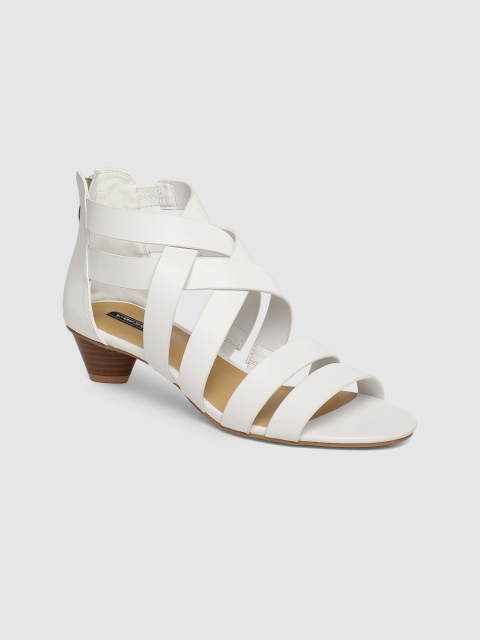 

Allen Solly Women White Solid Gladiators