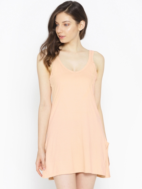 

Lady Lyka Beige Solid Longline Camisole 10396671