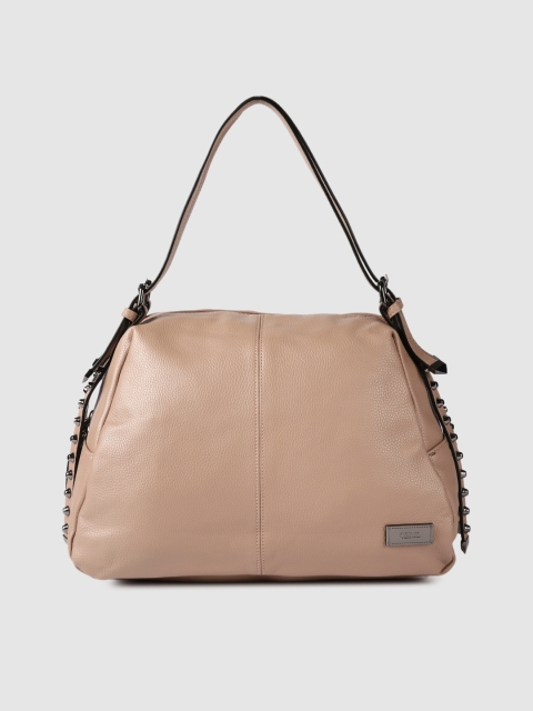 

CERIZ Beige Solid Shoulder Bag