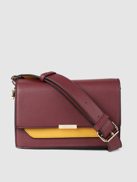 

CERIZ Burgundy Solid Sling Bag