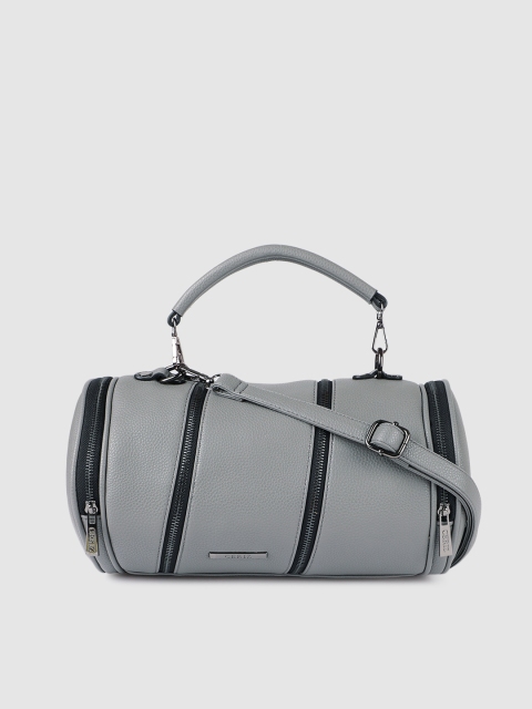 

CERIZ Grey Solid Handheld Bag