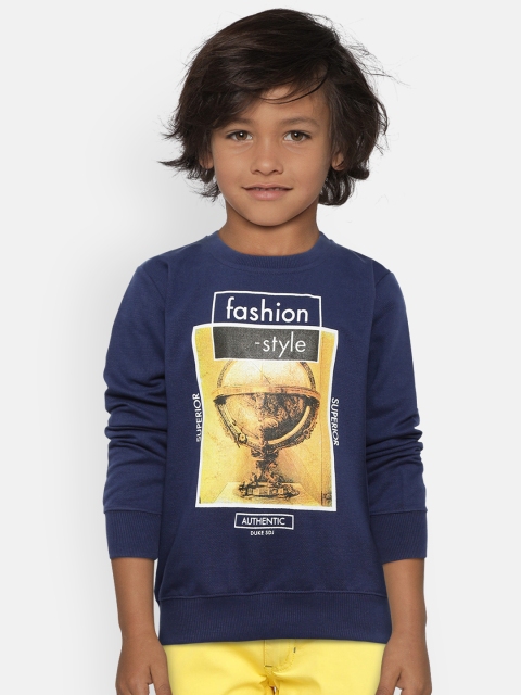 

Duke Boys Navy Blue Printed Sweatshirt
