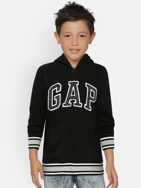 

GAP Boys Logo Hoodie Sweatshirt, Black