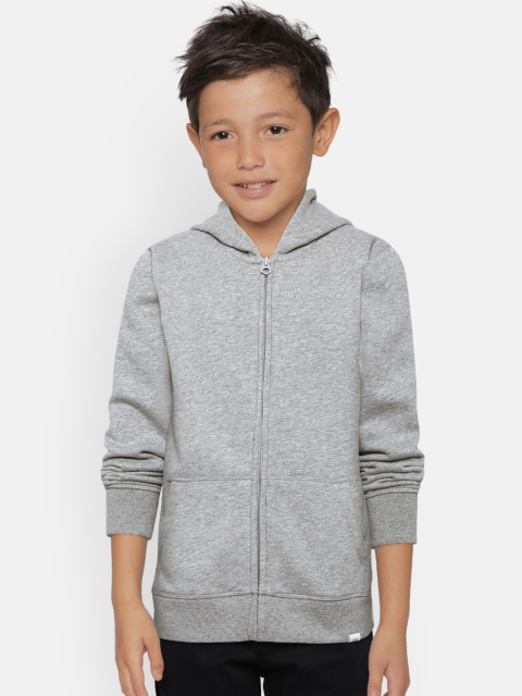 

GAP Boys Zip Hoodie Sweatshirt, Grey melange