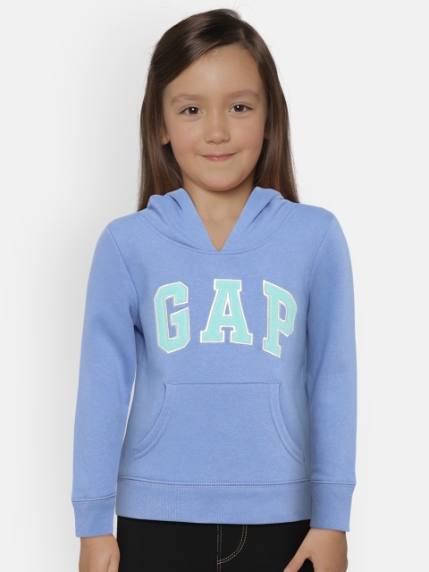 

GAP Girl's Blue Graphic Hoodie Sweatshirt