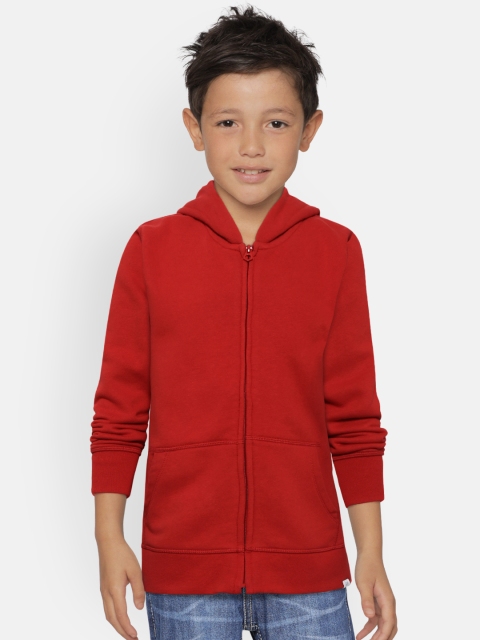 

GAP Boys Zip Hoodie Sweatshirt, Red