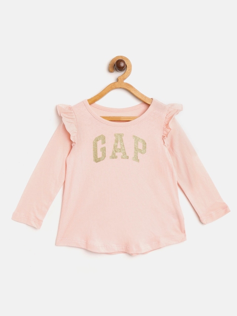 

GAP Girls Logo Tunic Pure Cotton Top, Peach