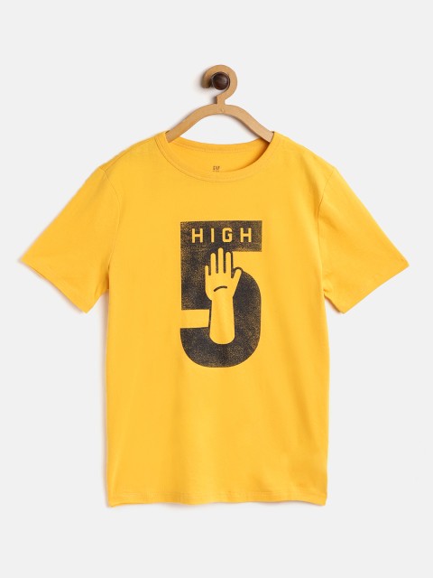 

GAP Boys Graphic Short Sleeve T-Shirt, Yellow
