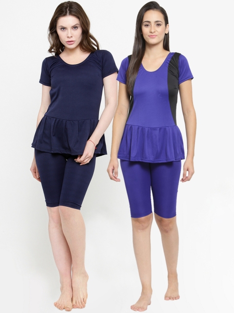 

N-Gal Women Pack of 2 Swimwears, Blue