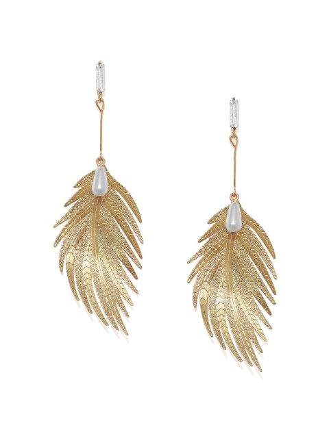 

OOMPH Gold-Plated Floral Drop Earrings