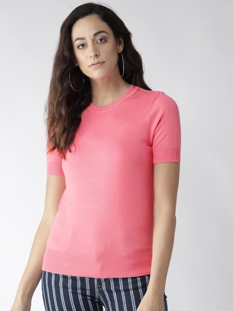 

Marks & Spencer Women Pink Solid Top