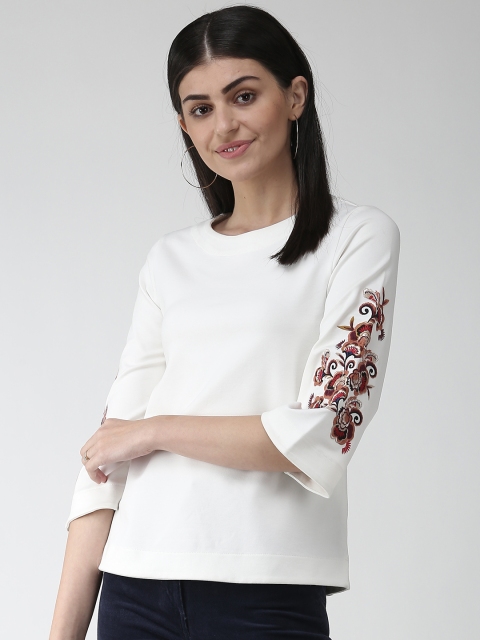 

Marks & Spencer Women White Solid Top
