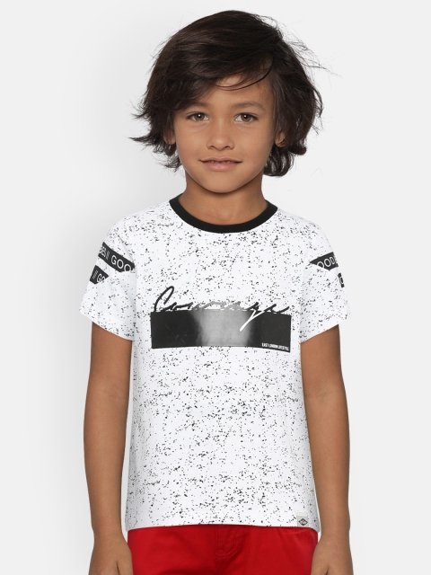 

Lee Cooper Boys White Printed Round Neck T-shirt