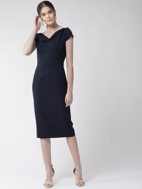 

Marks & Spencer Women Navy Blue Sheath Dress