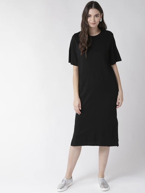 

Marks & Spencer Women Black Solid T-shirt Dress