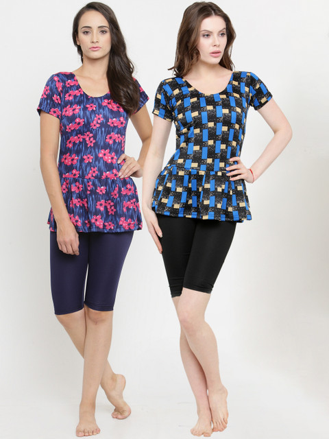 

N-Gal Women Pack of 2 Swimwears, Blue