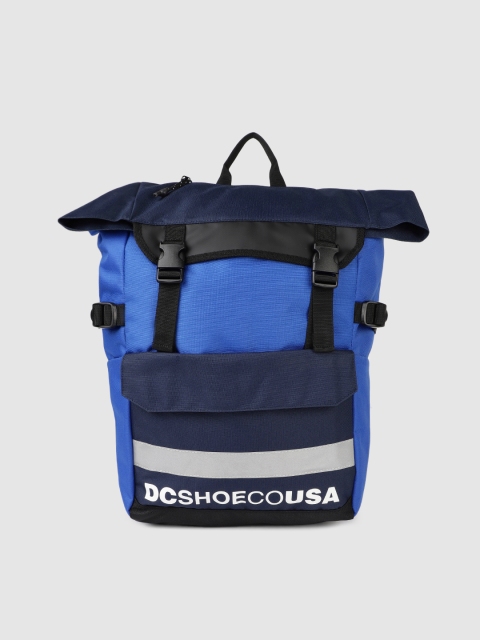 

DC Men Blue Solid Backpack