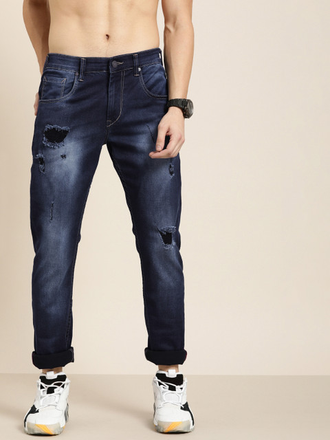 

Moda Rapido Men Blue Skinny Fit Mid-Rise Mildly Distressed Stretchable Jeans