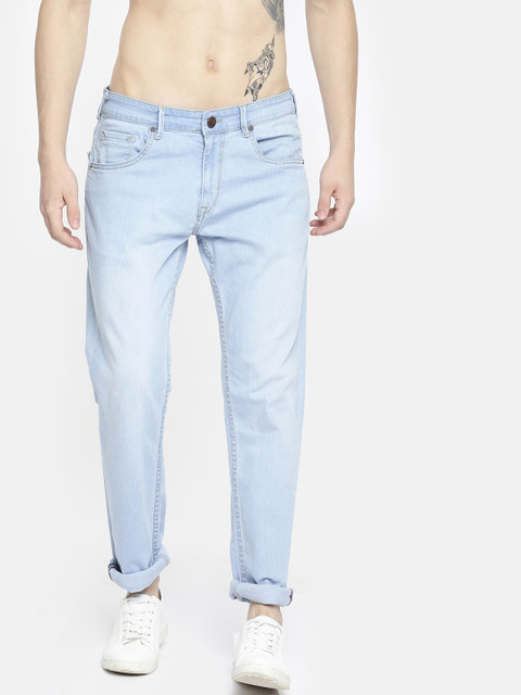 

HERE&NOW Men Blue Slim Fit Low-Rise Clean Look Stretchable Jeans