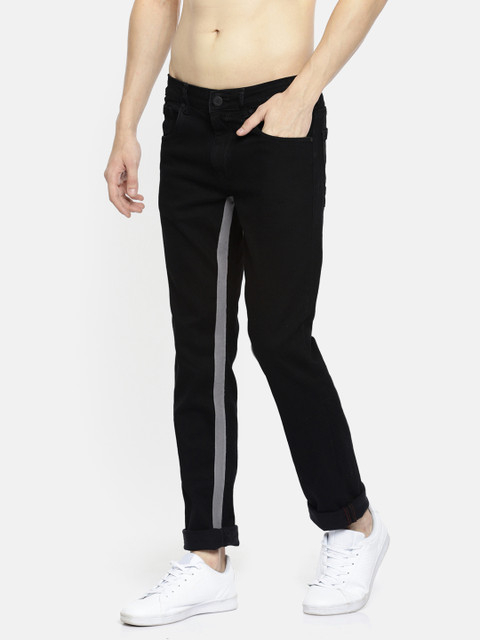 

Moda Rapido Men Black Slim Fit Mid-Rise Clean Look Stretchable Jeans