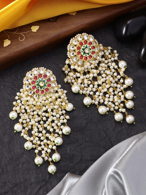 

Peora 18K Gold-Plated & Red Classic Drop Earrings