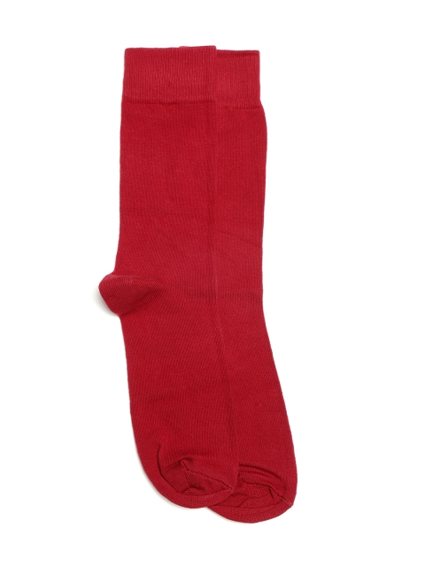 

Marks & Spencer Men Maroon Solid Above Ankle-Length Socks