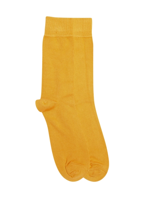 

Marks & Spencer Men Mustard Yellow Solid Above Ankle-Length Socks