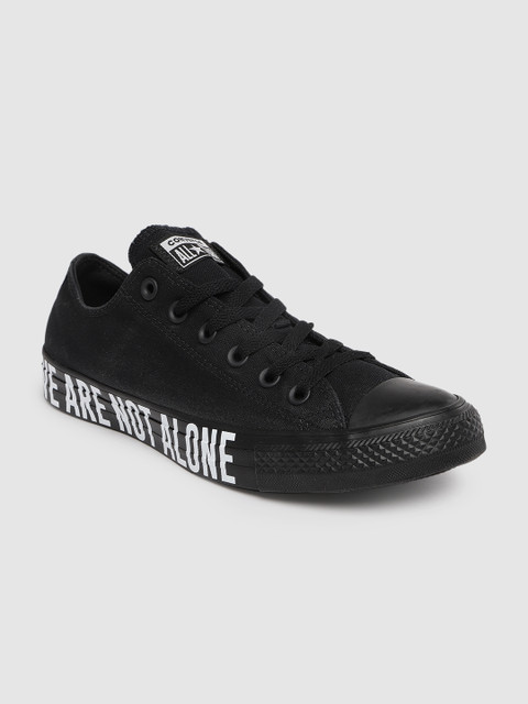 

Converse Unisex Black Printed Sneakers