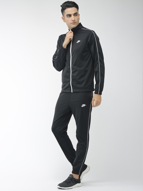 

Nike Men Black Solid Standard Fit Acdmy18 Football DRI-FIT Tracksuit