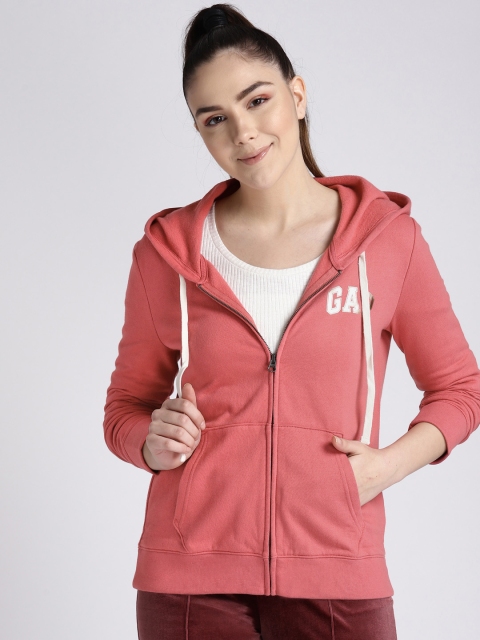 

GAP Women's Vintage Soft Logo Hoodie, Pink