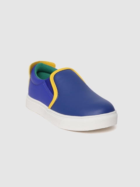 

United Colors of Benetton Kids Blue Slip-On Sneakers
