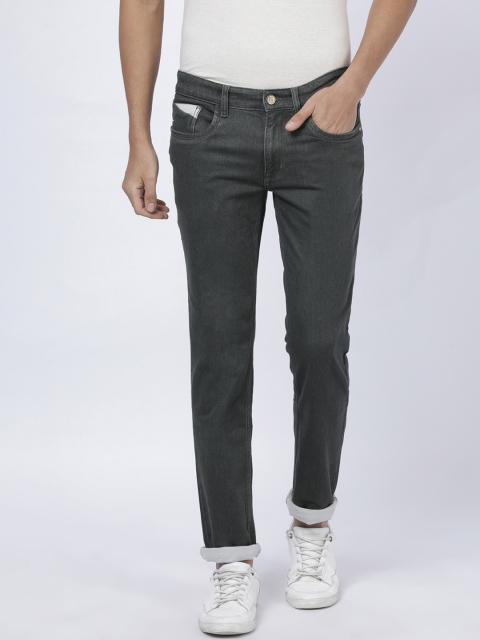 

Llak Jeans Men Olive Green Skinny Fit Mid-Rise Clean Look Stretchable Jeans
