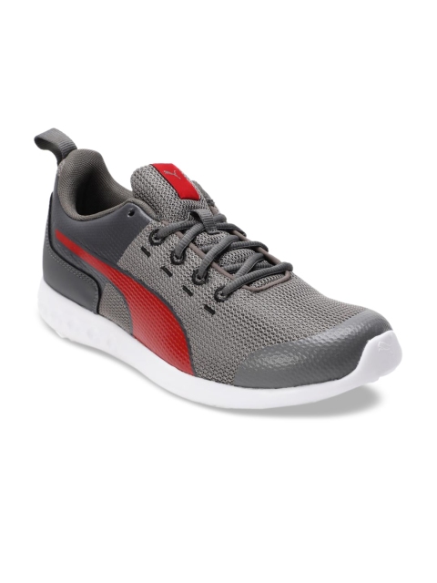 

Puma Men Grey Chromeson Textile Running Shoes
