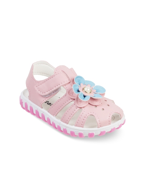 

Kittens Girls Pink Solid Open Toe Flats