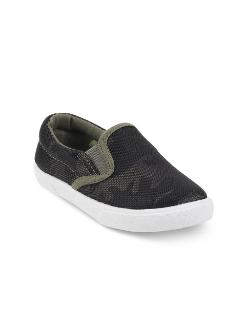 

Kittens Boys Olive Green Slip-On Sneakers