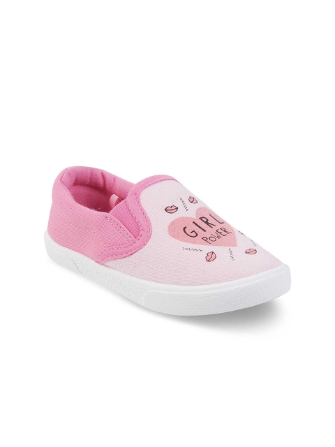 

Kittens Girls Pink Slip-On Sneakers