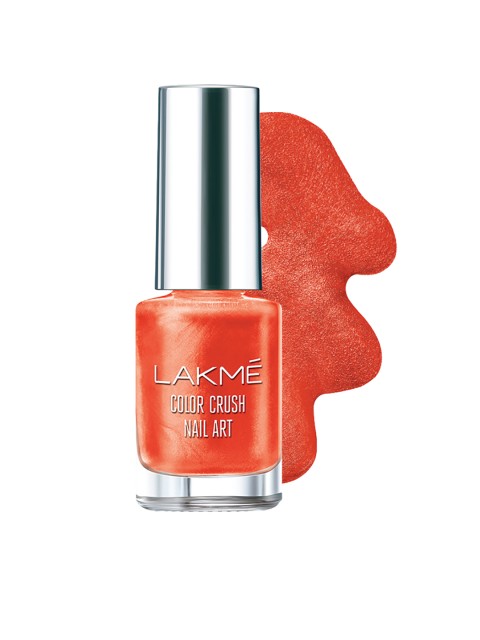 

Lakme Coral Color Crush Nail Art M8