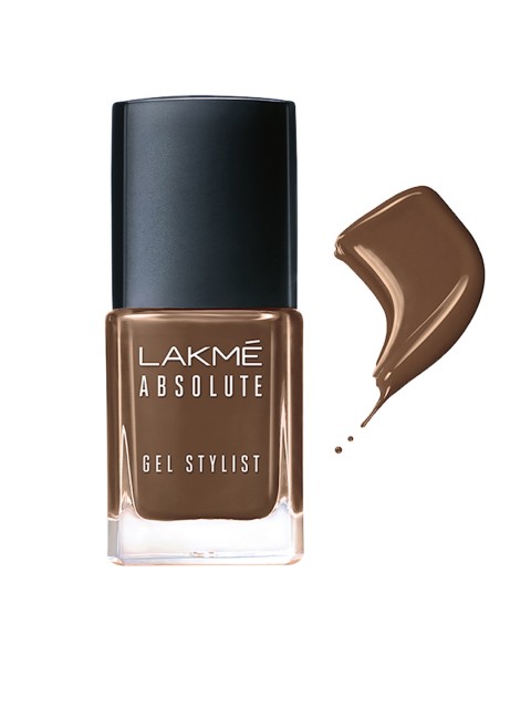 

Lakme Absolute Gel Stylist Nail Polish - Deep Taupe 12 ml, Brown