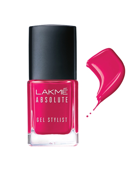 

Lakme Absolute Gel Stylist Nail Color - Pink Drama, Fuchsia