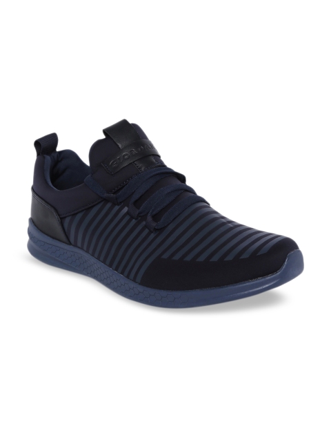 

GIORDANO Men Navy Blue Synthetic Running Shoes