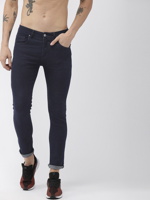 

Harvard Men Navy Blue Skinny Fit Mid-Rise Clean Look Stretchable Jeans