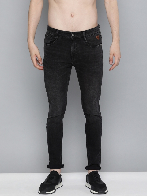 

Harvard Men Black Skinny Fit Mid-Rise Clean Look Stretchable Jeans