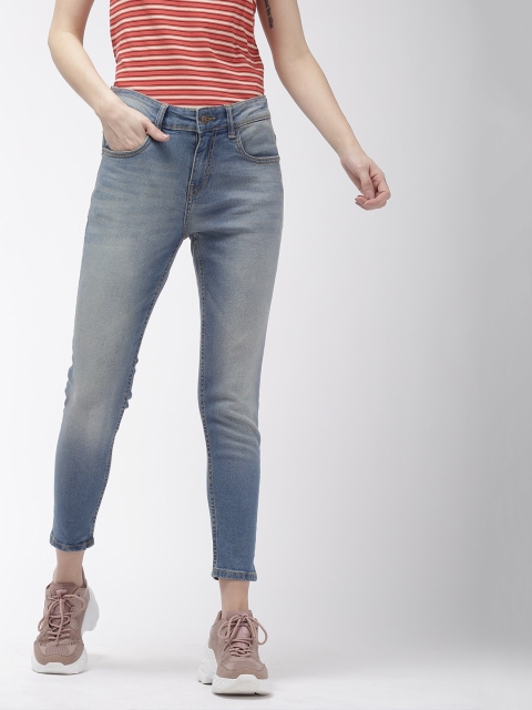 

Harvard Women Blue Skinny Fit Mid-Rise Clean Look Stretchable Jeans