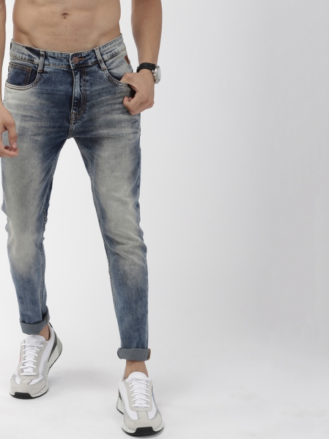 

Harvard Men Blue Skinny Fit Mid-Rise Clean Look Stretchable Jeans