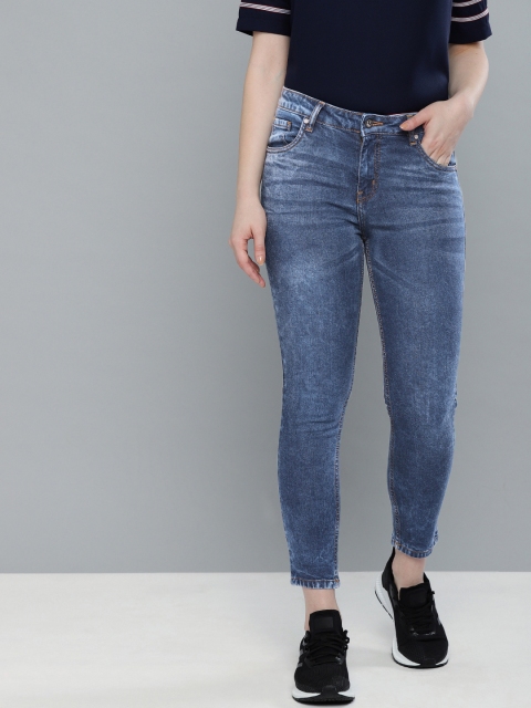 

Harvard Women Blue Skinny Fit Mid-Rise Clean Look Stretchable Jeans
