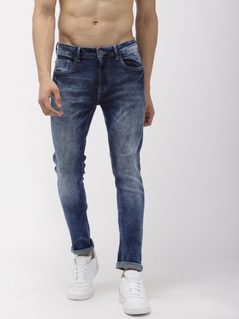 

Harvard Men Blue Basic Skinny Fit Mid-Rise Clean Look Stretchable Jeans