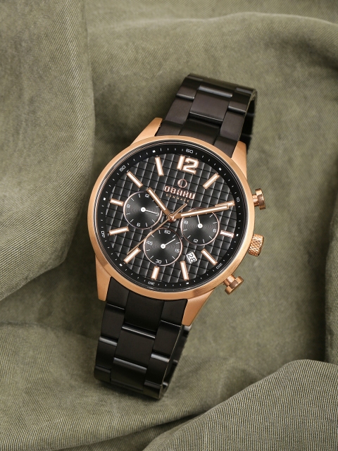 

Obaku Men Black Analogue Watch V205GUVBSB